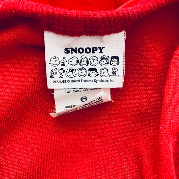 Snoopy Christmas pj set - Picture 5 of 6